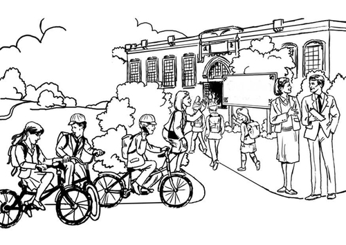 aller à l'école primaire