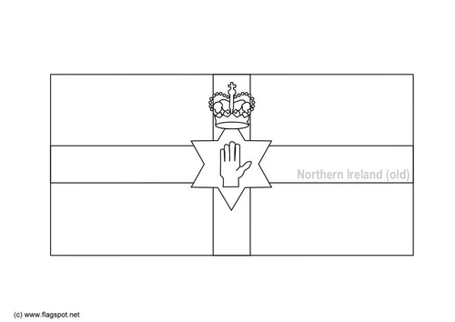 Ancien drapeau de l'Irlande du nord