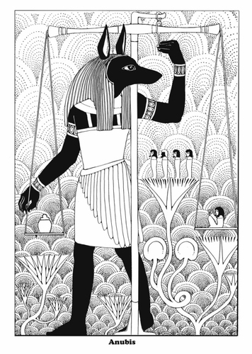 Coloriage Anubis