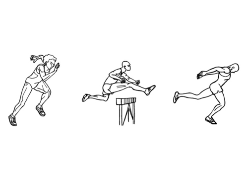 athlétisme -courir