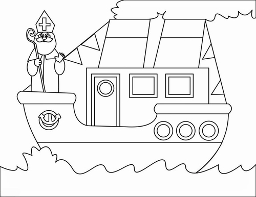 Coloriage bateau à vapeur