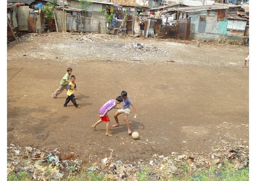 Photo bidonville à Jakarta