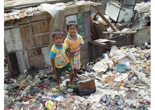 Photo bidonville à Jakarta