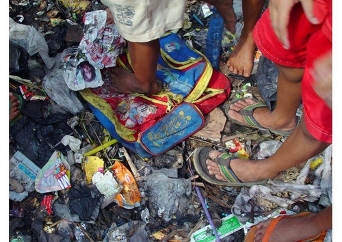 Photo bidonville à Jakarta