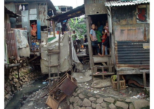 Photo bidonville à Jakarta