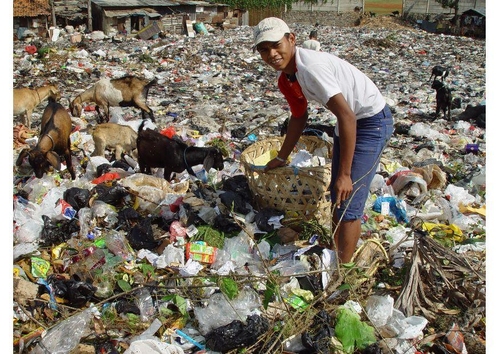 Photo bidonville à Jakarta