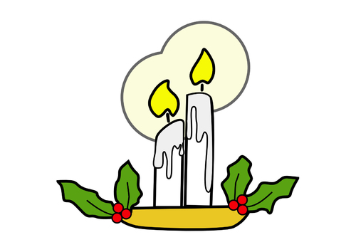 Image bougies de noël