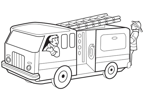 camion de pompier