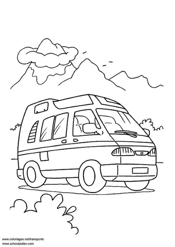 Coloriage camionnette