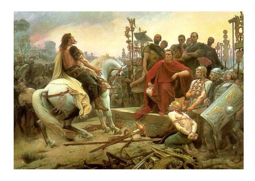 capitulation de Vercingetorix à César