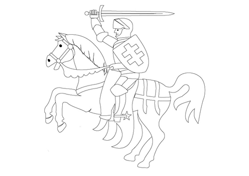 cavalier à cheval