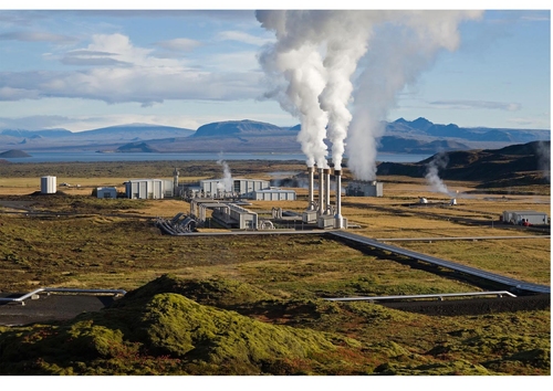 centrale électrique geothermique