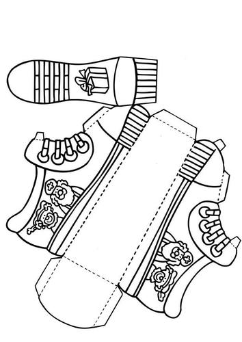 chaussure de Saint Nicolas sans texte