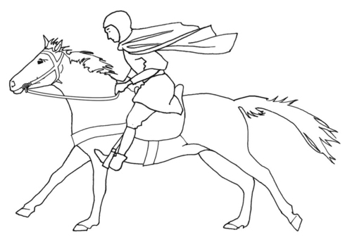 chevalier au galop