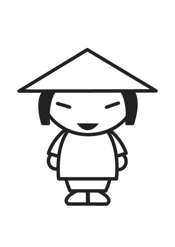 Coloriage Chinois