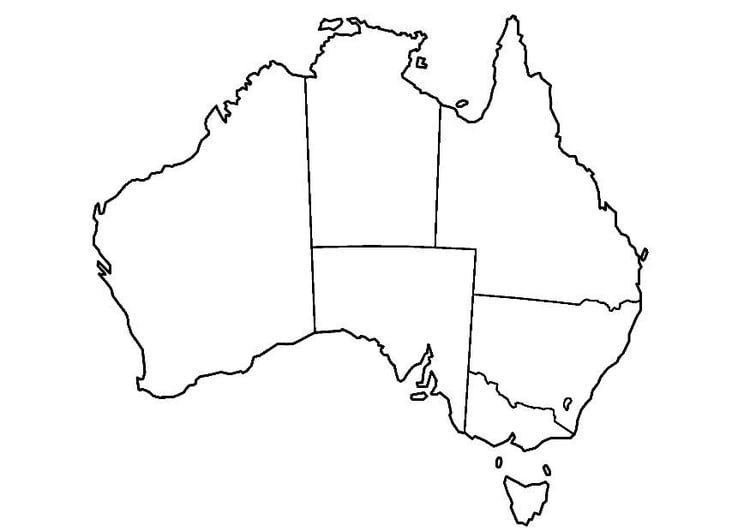 Coloriage Australie