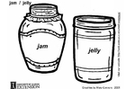 Coloriages confiture