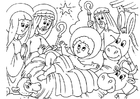 crèche de Noël - naissance de Jésus