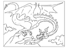 Coloriages dragon