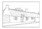 Coloriages ferme au 18ième siècle