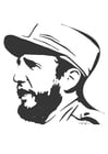 Coloriages Fidel Castro