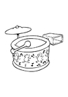 Coloriages la batterie