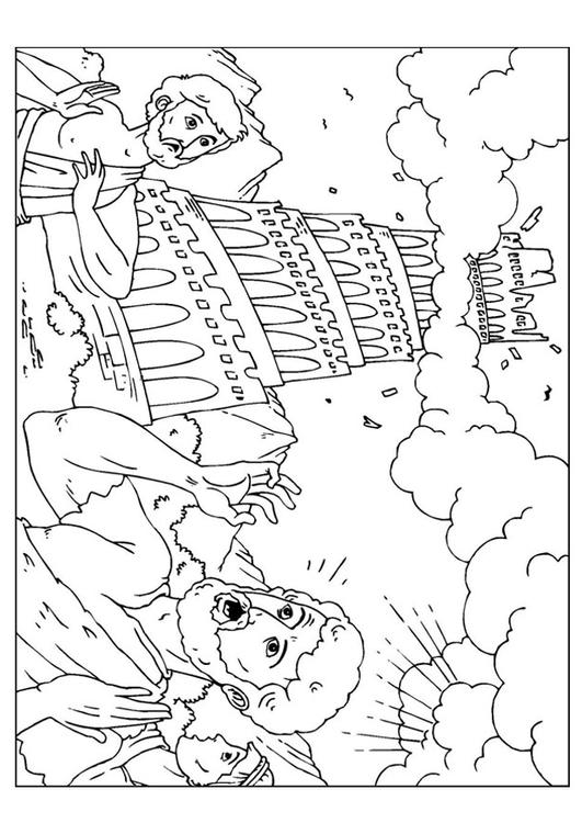 babel tower coloring pages - photo #40