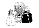 Coloriages le chevalier avec sa famille