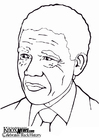 Coloriages Nelson Mandela