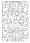 Coloriages nuit - lune et étoiles