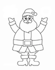 Coloriages Père Noël