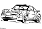 Coloriages Porsche 911 Turbo