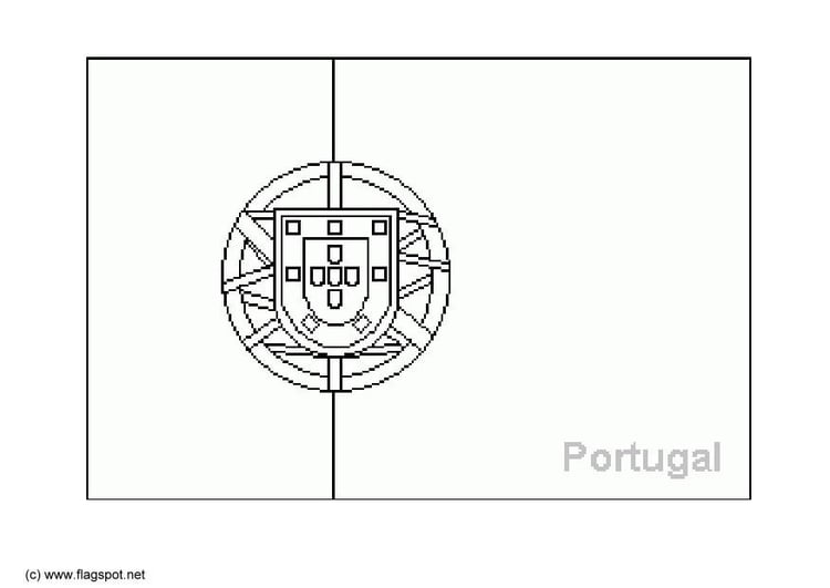 Coloriage Portugal
