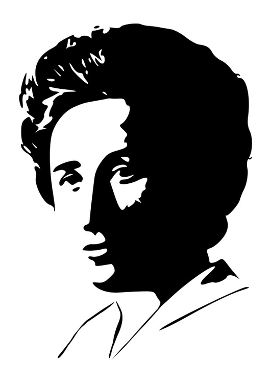 Coloriage Rosa Luxemburg