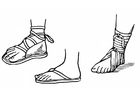 Coloriages sandales