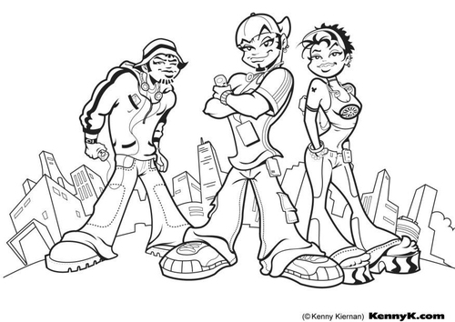 Coloriage cool mp3