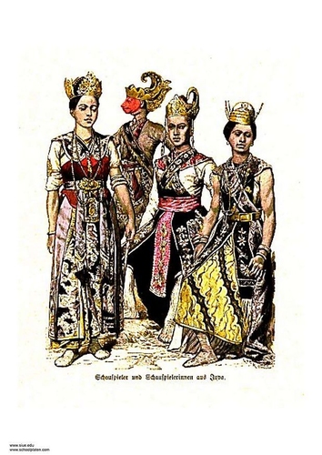 danseurs javanais 19ème siècle