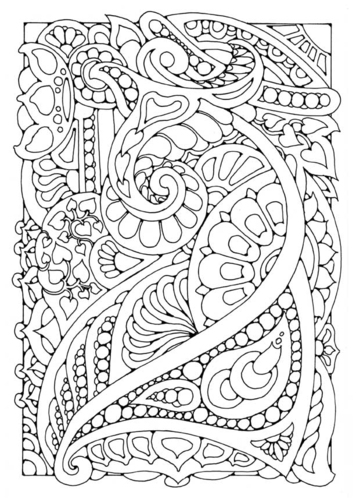 Coloriage décoration