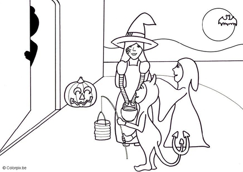 Coloriage déguisements