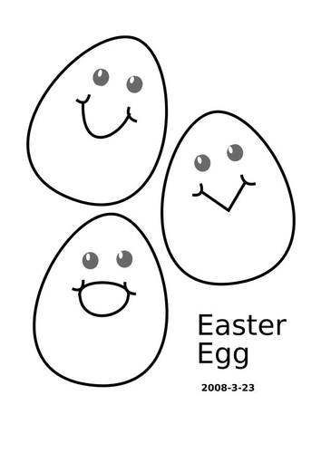des oeufs de Pâques