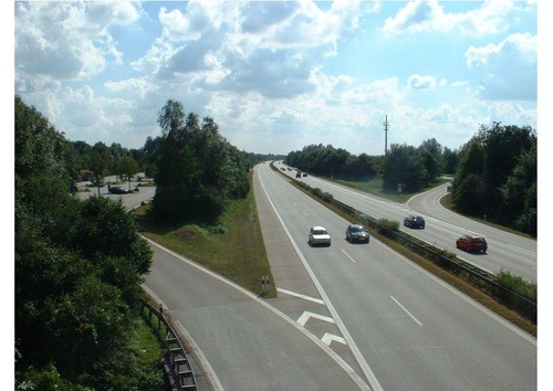 entrée et sortie d'autoraute