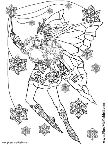 fée des flocons de neige