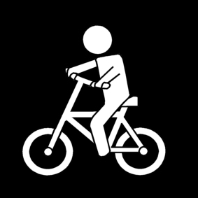 Coloriage faire du vélo