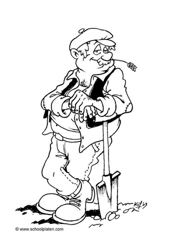 Coloriage fermier2