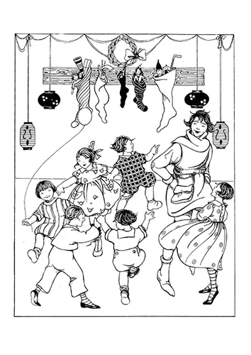 Coloriage Fête de Noël