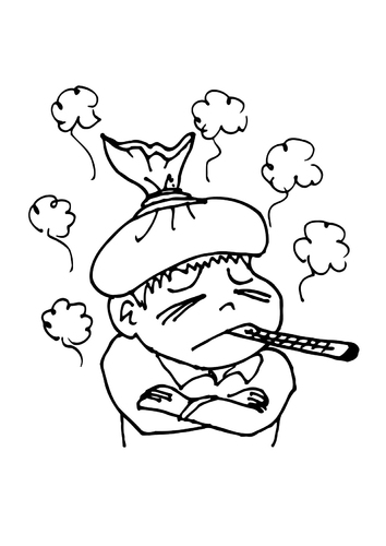 Coloriage fièvre
