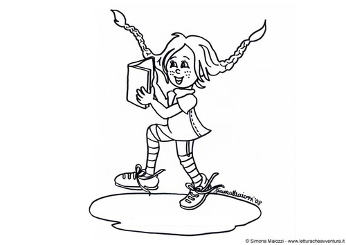 Coloriage Fifi Brindacier