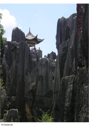 fôret de pierre à Kunming