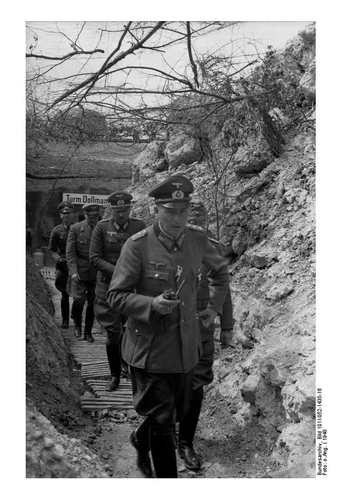 Photo Général au front militaire en France