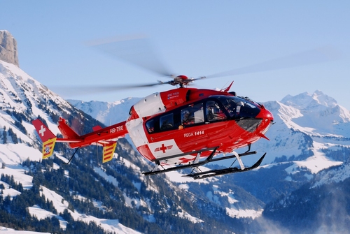 Photo hélicoptère de sauvetage